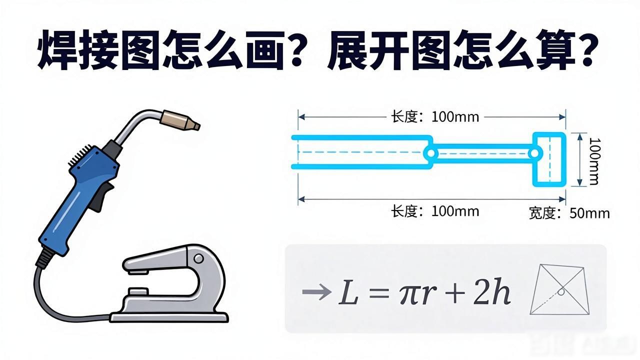 焊接图规范画法_焊接符号及焊接工艺_展开图精准计算