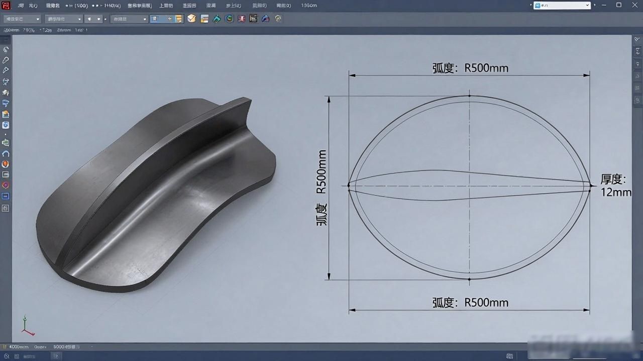 绞龙叶片下料展开图（绞龙叶片下料图解）-铆焊老刘铆工焊工笔记