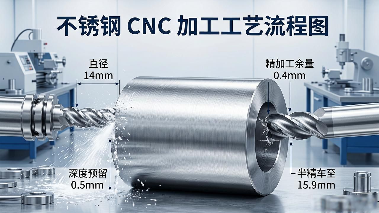 CNC加工不锈钢注意事项_cnc加工不锈钢参数_cnc不锈钢加工流程