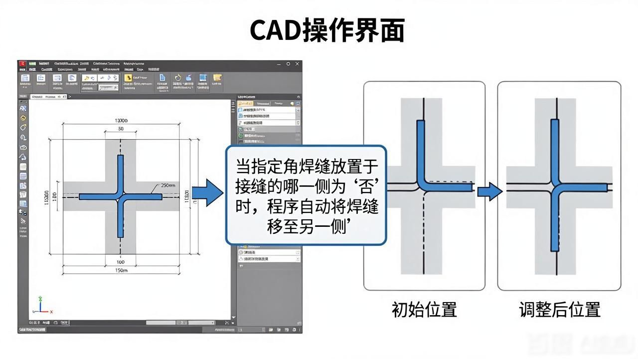 CAD焊接标注_cad中焊接符号_浩辰CAD焊接表示法