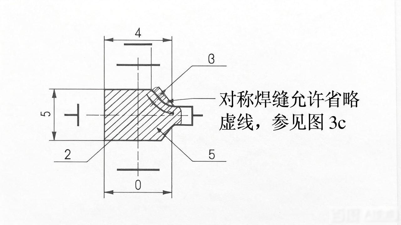 焊缝符号指引线标注规则_焊缝符号标注方法GB/T324-2008_焊件焊接符号
