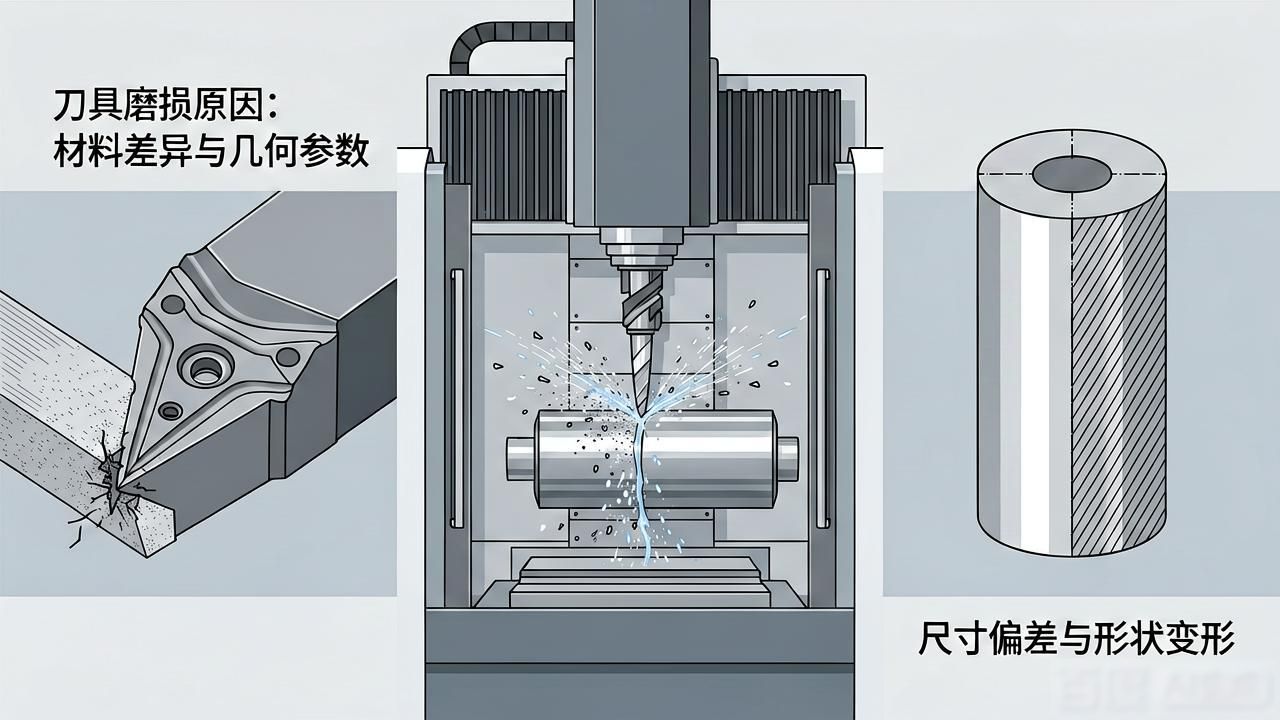 机械加工误差原因分析_精密机械加工误差来源分析_机械加工误差应对策略