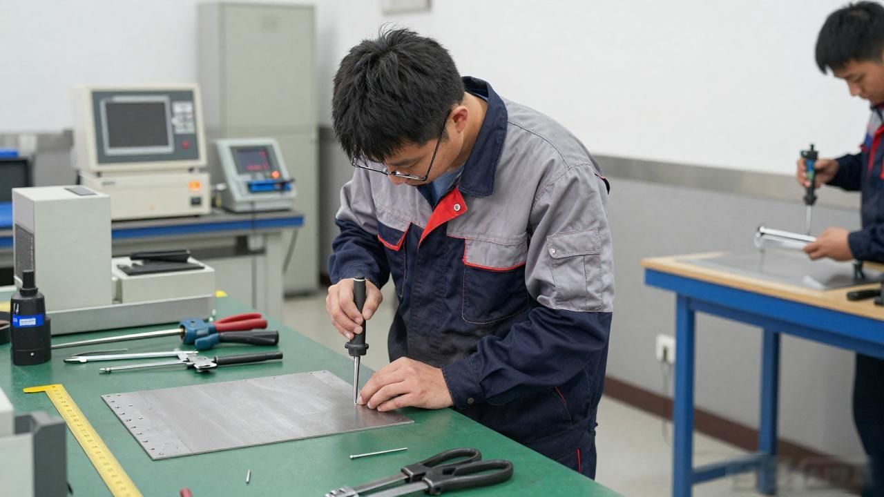铆工技术_铆接操作规范_铆工喇叭口工具