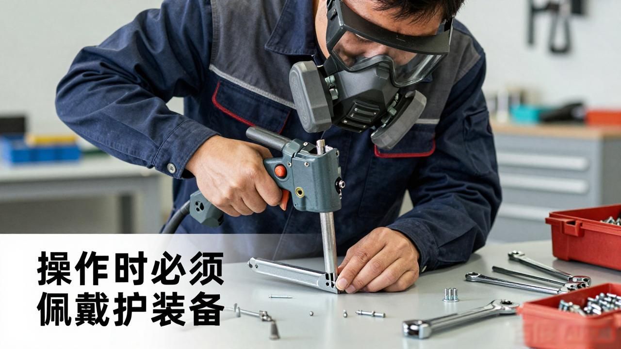 拉钉枪操作步骤_空调拉铆工具怎么用_铆钉枪使用方法