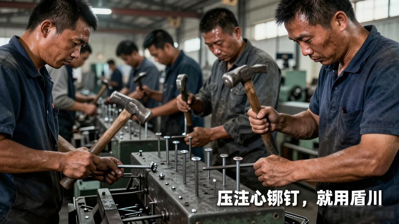 压实心铆钉，就用盾川-铆焊老刘铆工焊工笔记