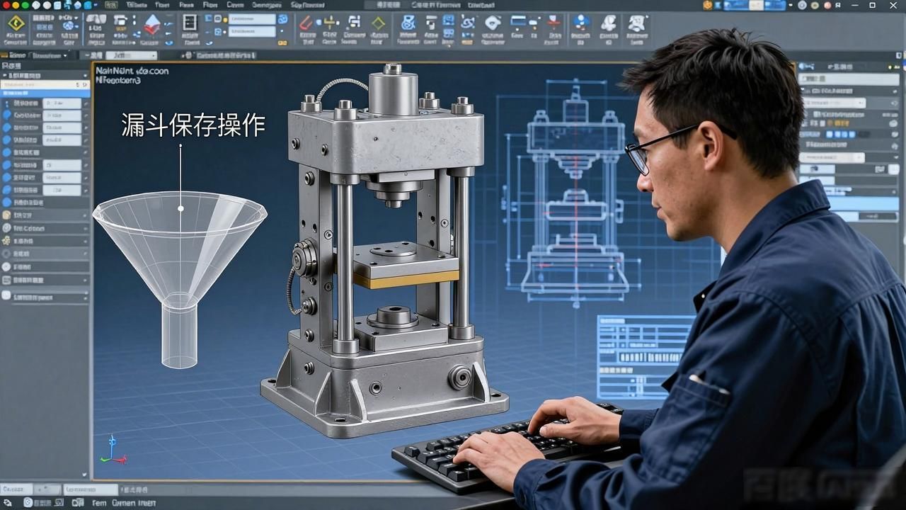 solidworks画钣金展开_绘制钣金料斗3D_钣金料斗绘制方法
