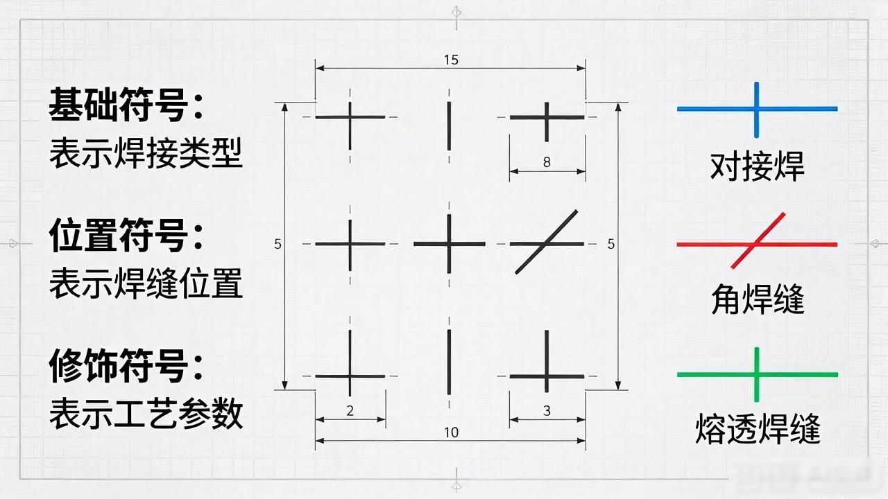 焊接符号标注示例_焊接角符号_钢结构焊接符号含义
