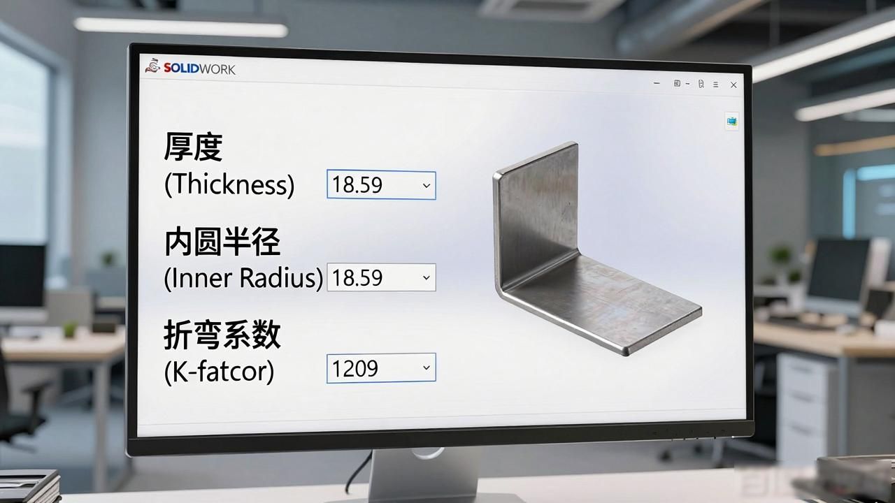 SOLIDWORKS钣金设计：折弯、展开与成型工具-铆焊老刘铆工焊工笔记