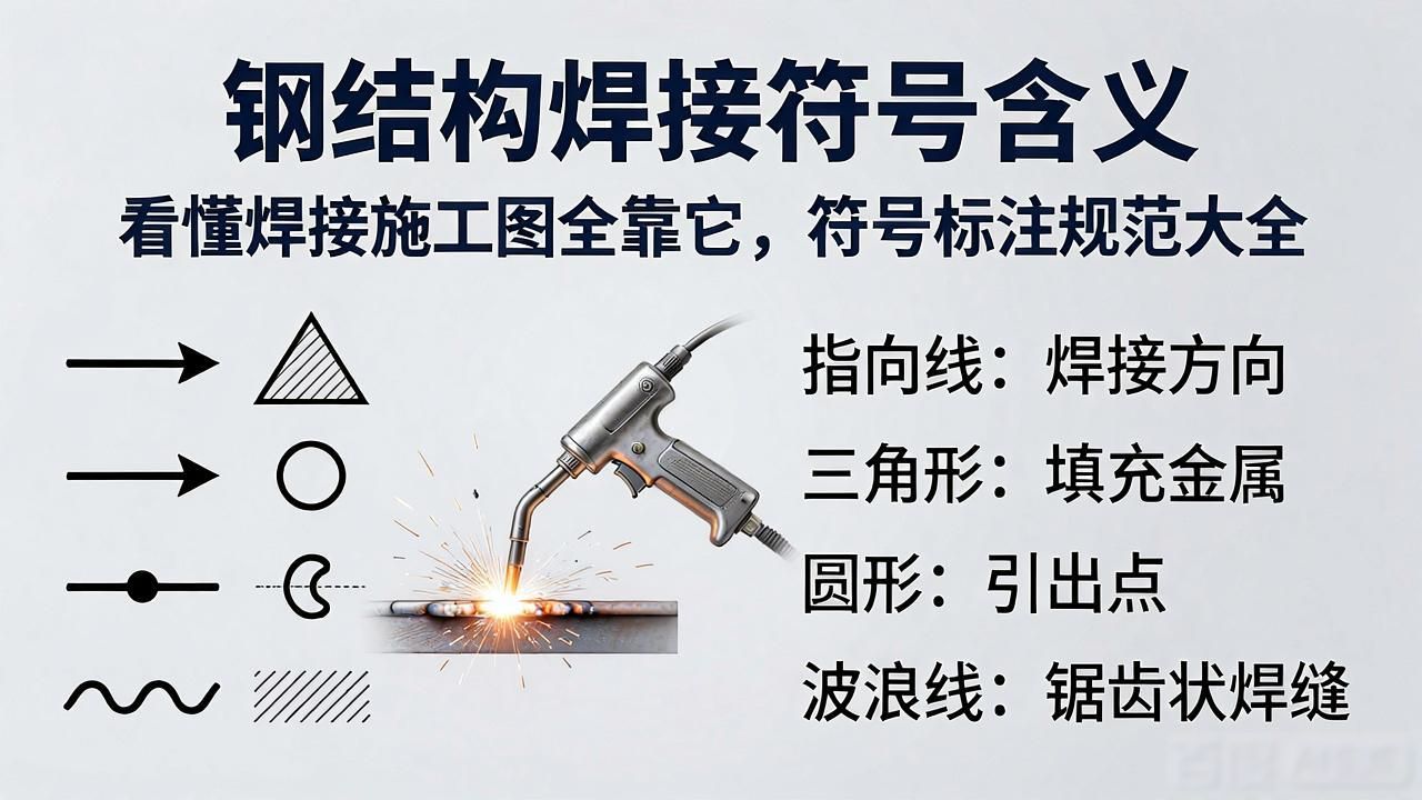 钢结构焊接符号含义_多处焊缝焊接符号标注_焊接符号标注方法
