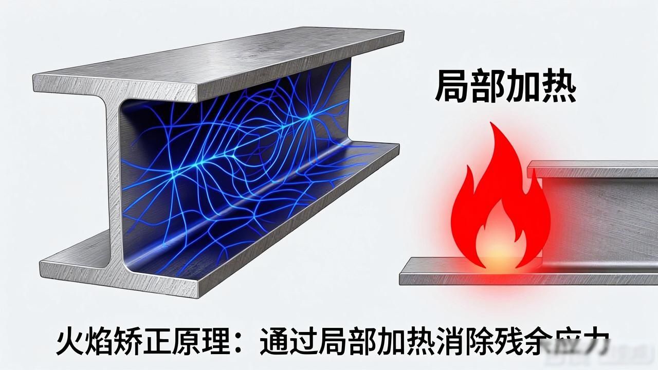 型钢火焰矫正原理_型钢火焰矫正操作方法_火焰矫正真实原理