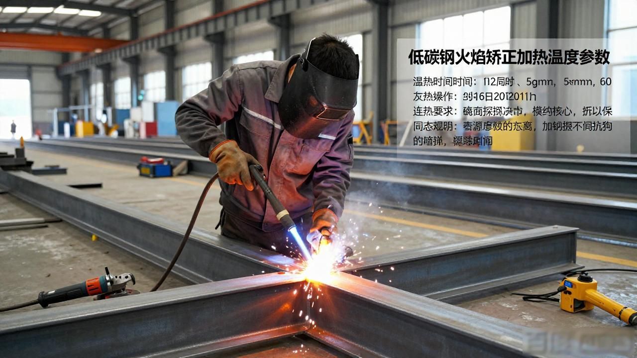 钢结构焊接变形火焰矫正施工方法-铆焊老刘铆工焊工笔记