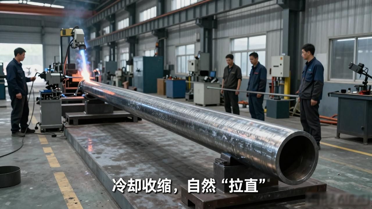 钢板切割变形火焰矫正_细长构件焊接变形处理_金属加工火焰矫正