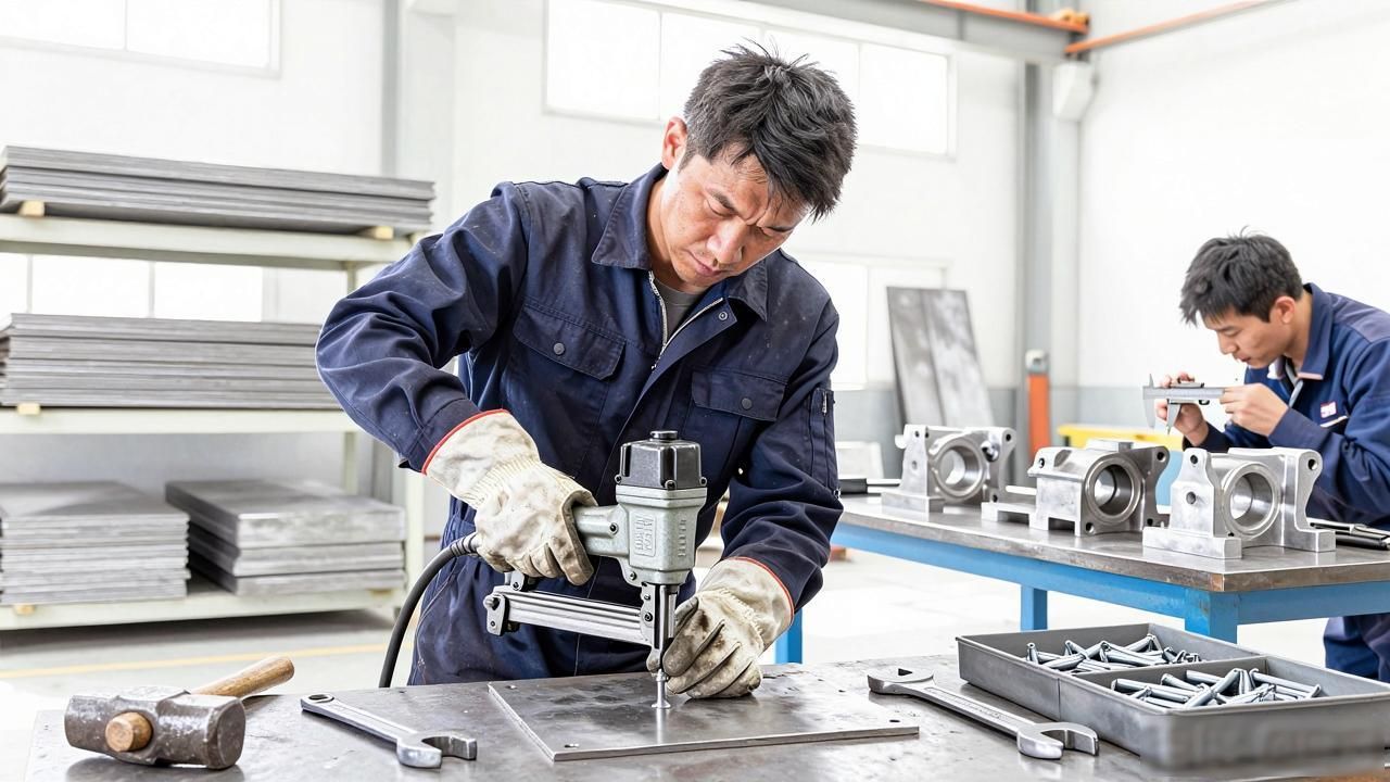 铆接技术就业前景_铆工工具全套正版_铆工技能培训