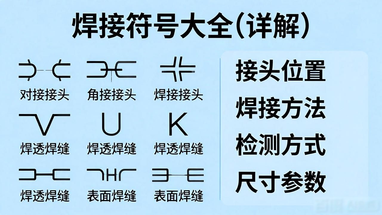 焊接符号大全(详解)-铆焊老刘铆工焊工笔记