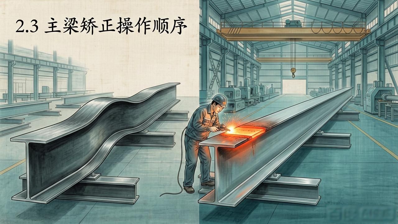 火焰矫正技术_高强钢板火焰矫正_钢构件变形矫正