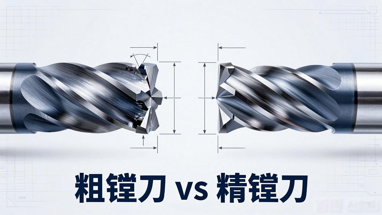 粗镗刀精镗刀选刀技巧_内孔粗镗与精镗区别_镗削加工效率提升技巧
