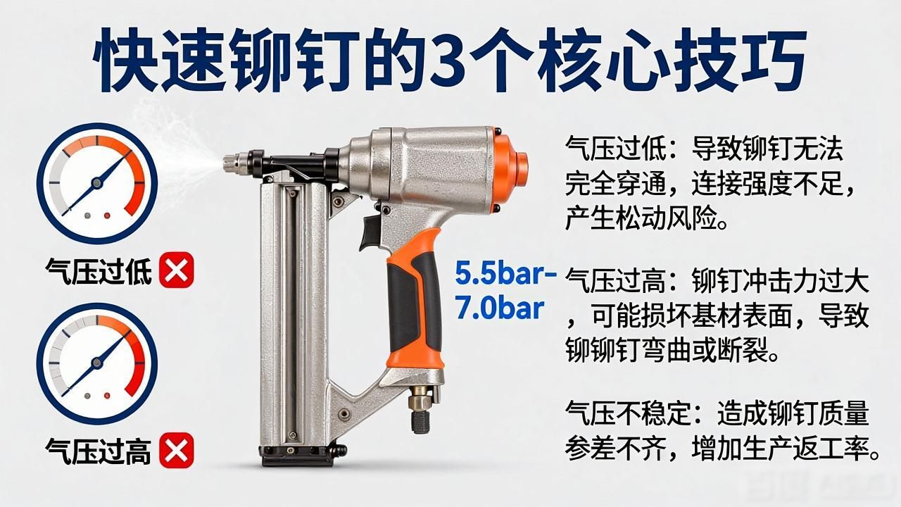 快速铆钉的3个核心技巧，安装效率提升200%-铆焊老刘铆工焊工笔记