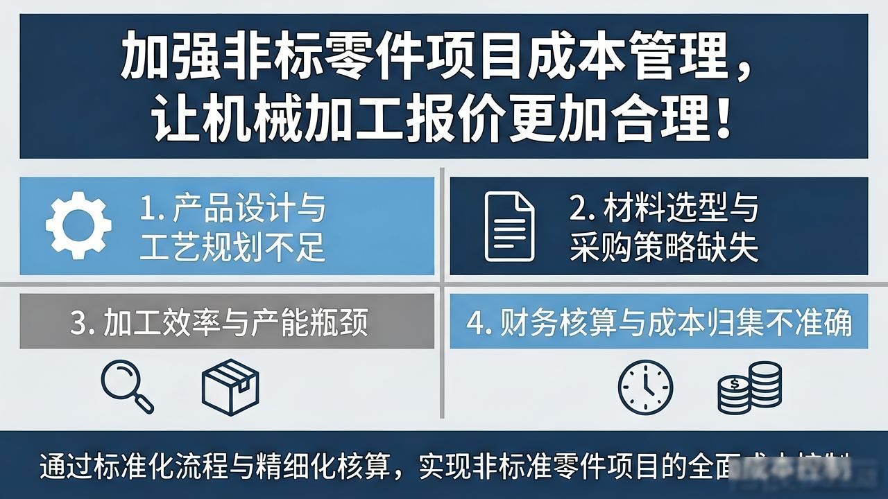 加强非标零件项目成本管理，让机械加工报价更加合理！-铆焊老刘铆工焊工笔记