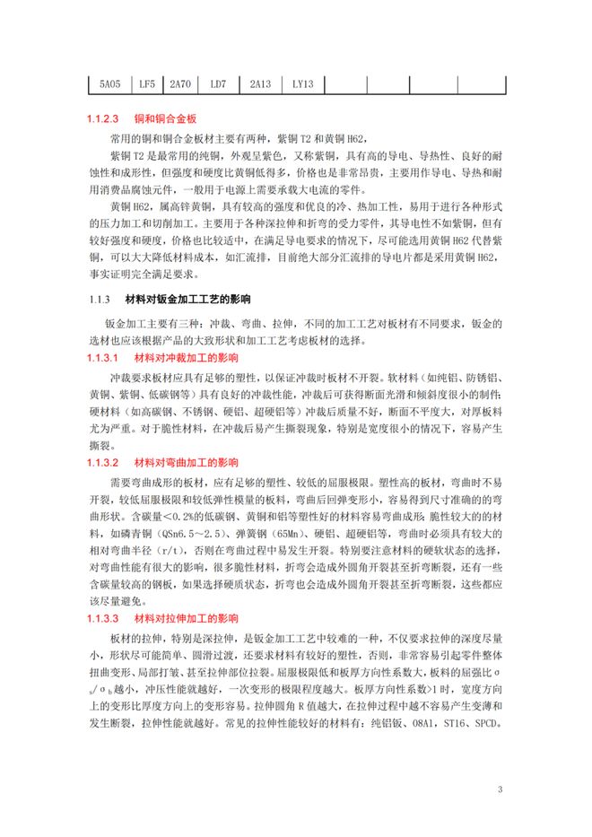 材料选择规范_钣金件设计原则_钣金展开教学视频播放