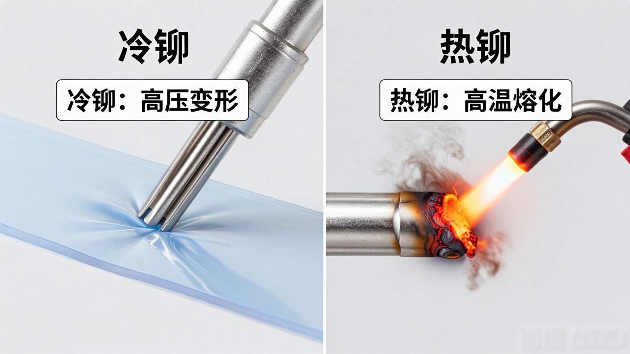 铆焊铆焊是电焊的一种焊接方式，分为冷铆和热铆，冷铆即用铆钉连接，热铆就是焊接，即通过高温将两种金属的连接部位熔化在一起。通常的焊法是将被焊接的物体用焊条渗透，一般用于焊接比较厚的金属1。基本信息-铆焊老刘铆工焊工笔记