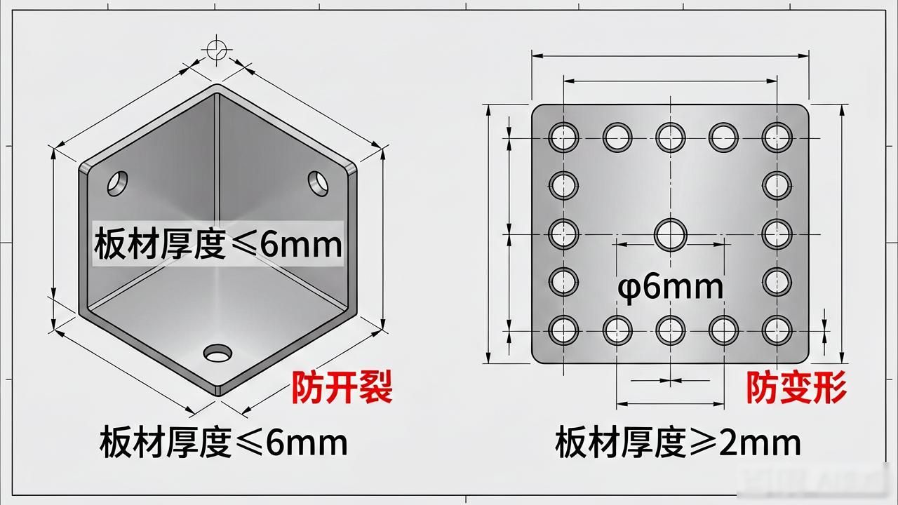 钣金展开教学视频播放_钣金结构设计原则_材料选择规范