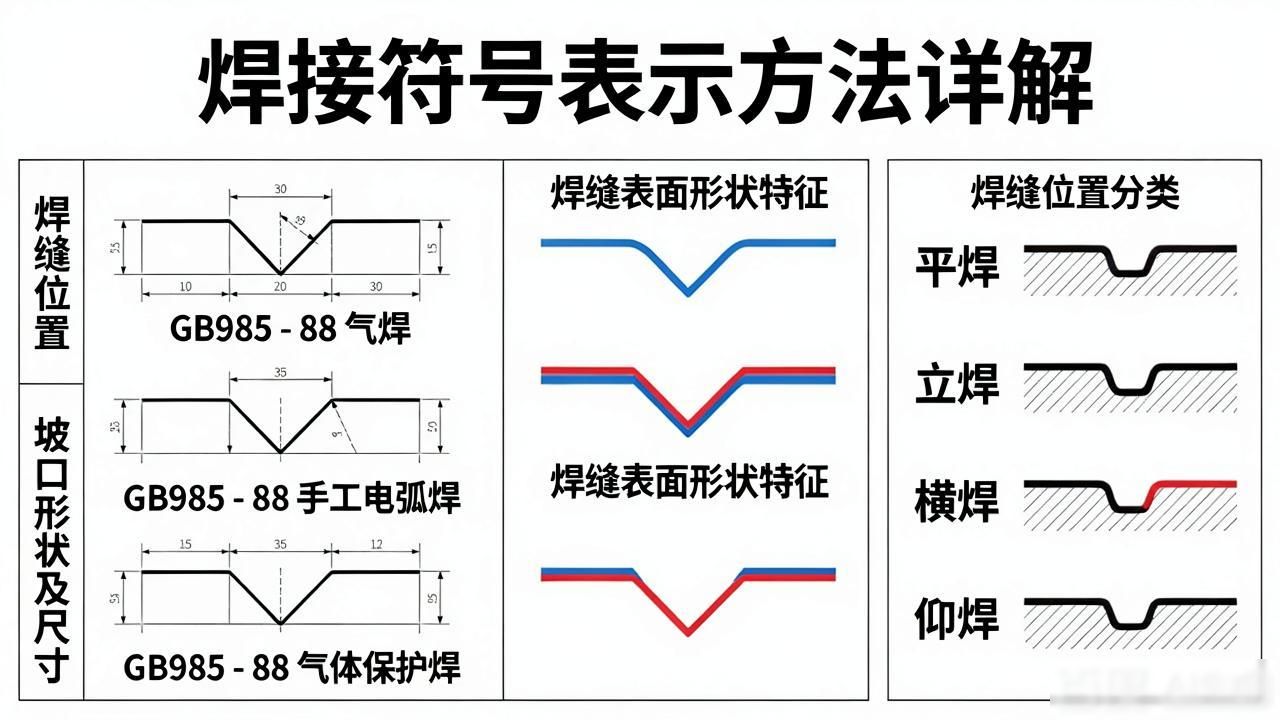 焊接符号大全,焊接符号标注、含义及焊接符号表示方法详解-铆焊老刘铆工焊工笔记