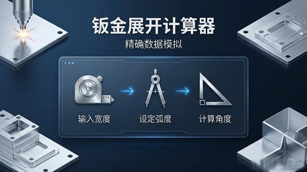 钣金拉伸展开软件_钣金展开计算器 L型U型圆筒形展开计算 手机办公工具