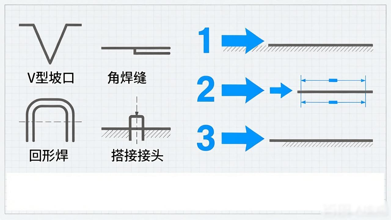 焊接符号构成要素解析_焊接符号标注图解示例大全_焊接符号eb