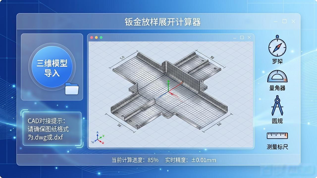 钣金放样展开计算器-铆焊老刘铆工焊工笔记