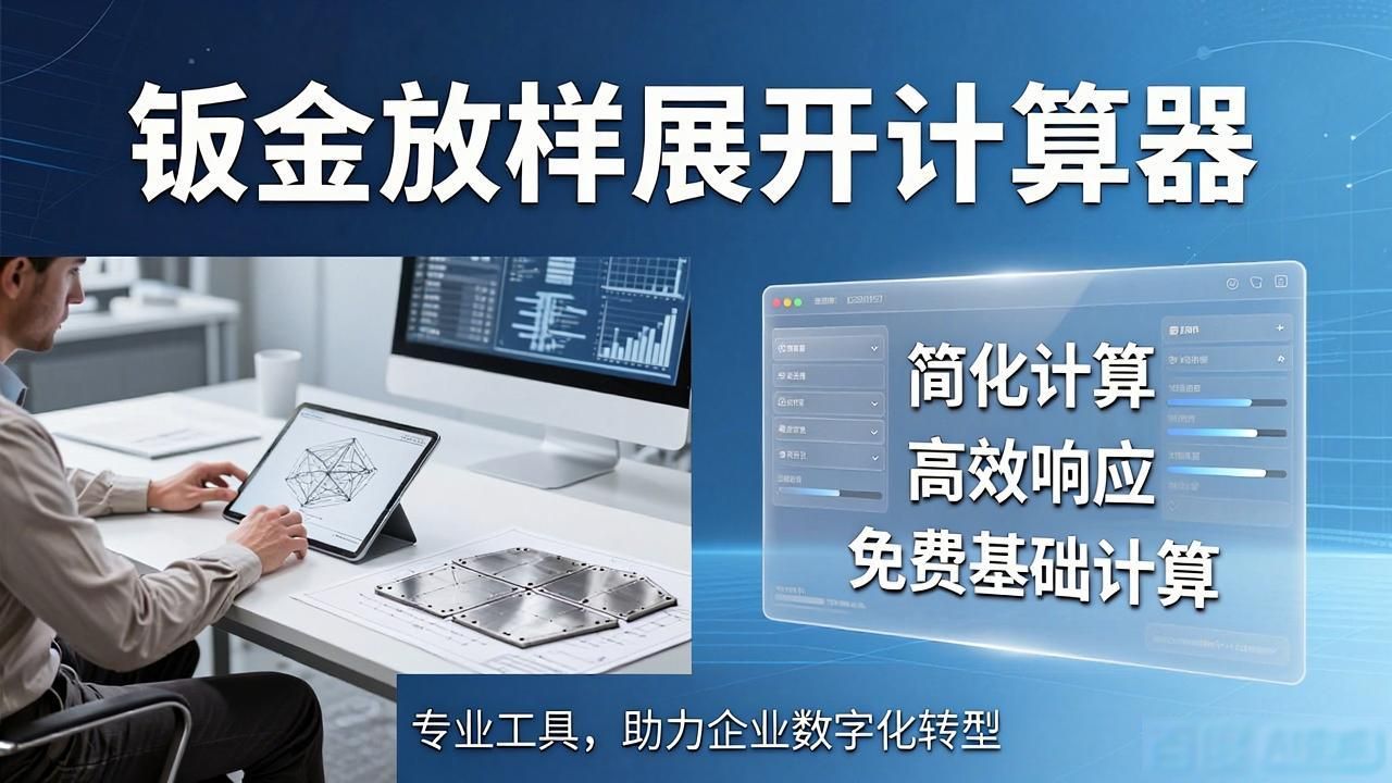 钣金拉伸展开软件_钣金放样展开计算器_钣金件展开计算工具