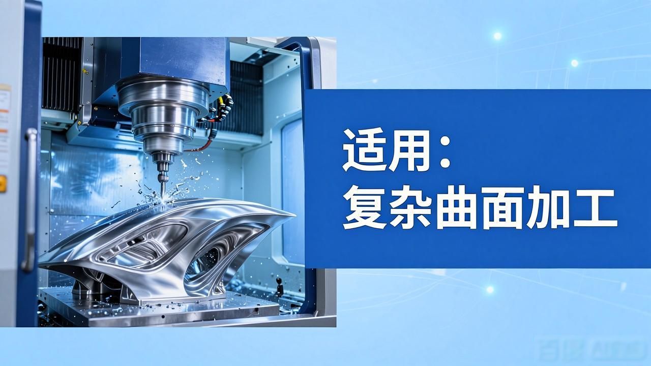 5轴CNC加工优势_五轴加工_5轴CNC加工复杂形状加工