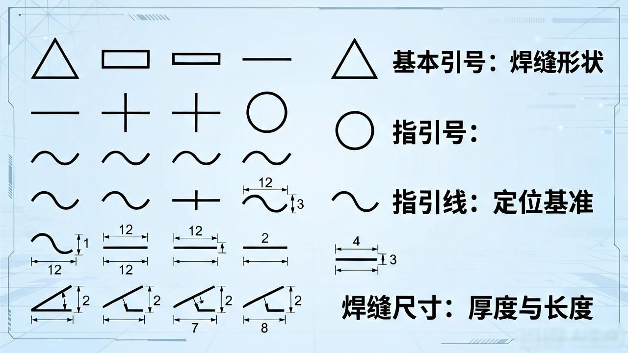 设计中焊接符号的标注方法(符号法与图示法)-铆焊老刘铆工焊工笔记