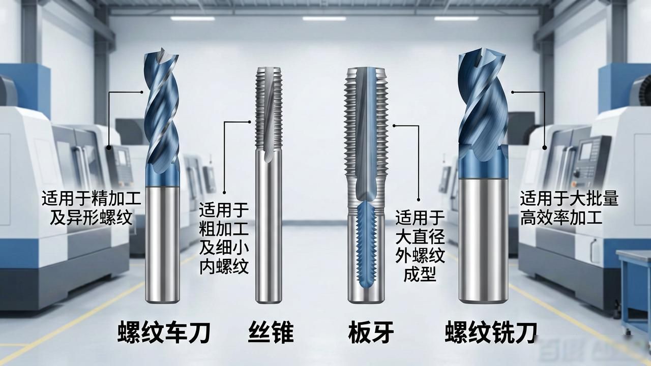 机加工刀具种类与选用_铣刀种类及用途_CNC加工中心刀具种类