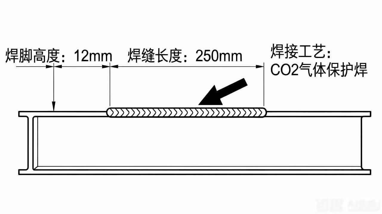 焊缝标注方法_电焊焊接符号表示法_焊缝符号表示