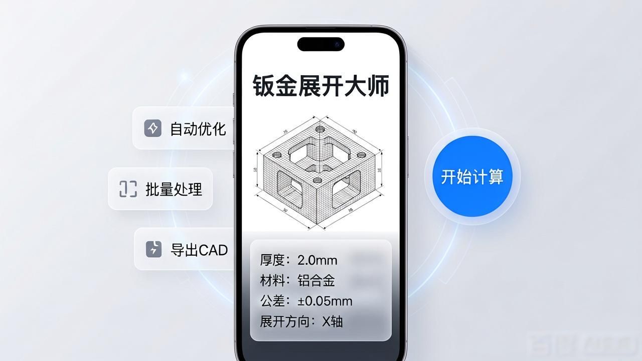 钣金放样展开制作软件_手机钣金展开app_应用商店手机钣金展开