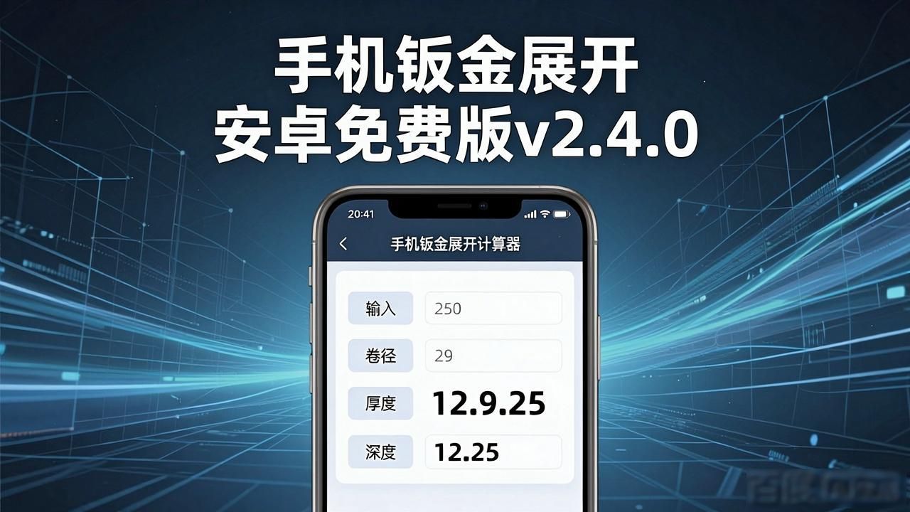 手机钣金设计软件_应用商店手机钣金展开_手机钣金展开工具app