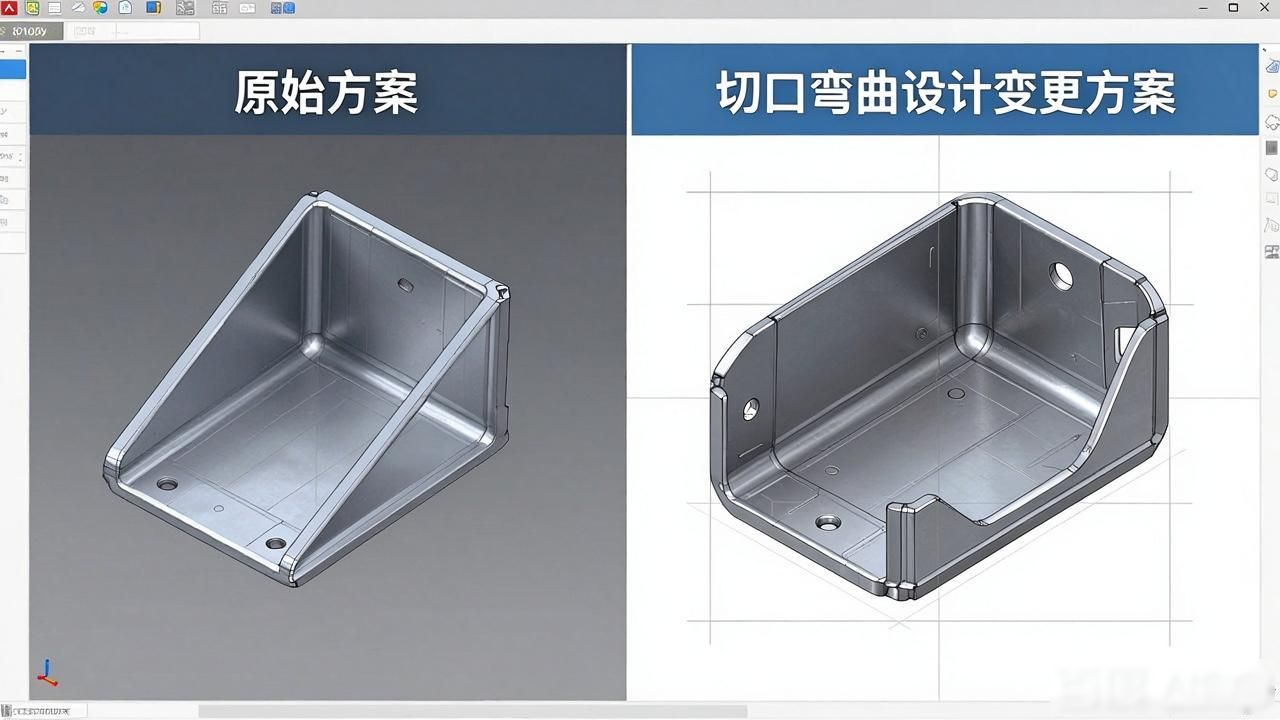 钣金零件排版布局优化_钣金零件展开形状设计_cad钣金自动展开软件