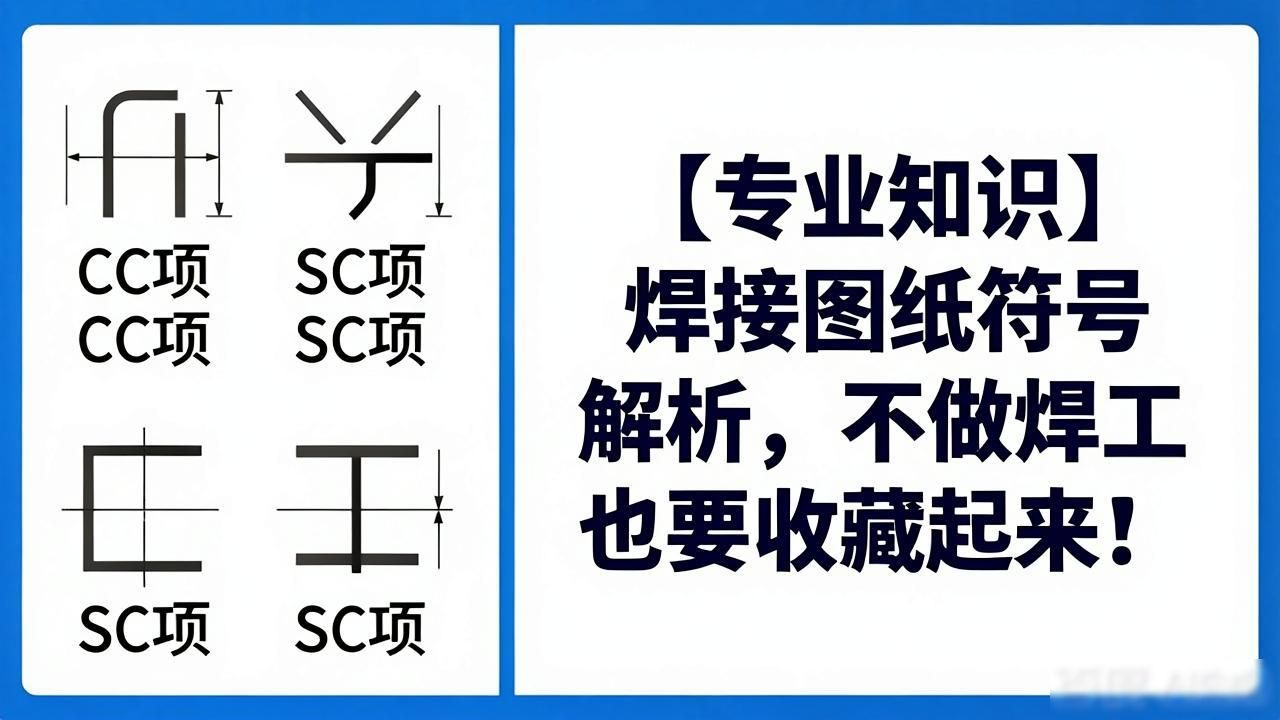焊接图表符号大全_坡口符号标准_焊接符号标注方法