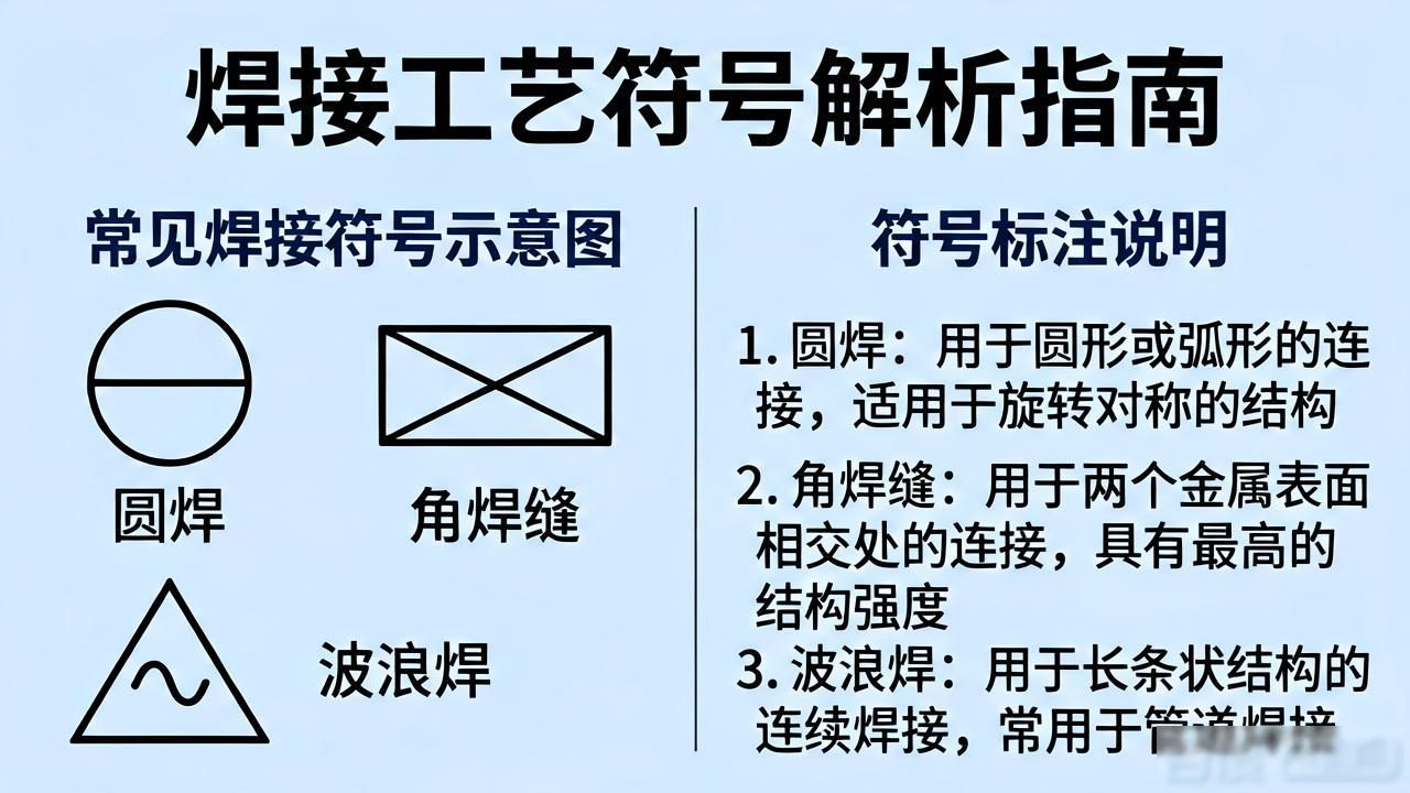 焊接图表符号大全_焊接图纸符号解析_焊接符号标注方法