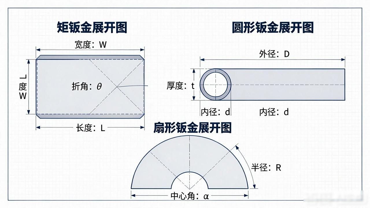 手机钣金展开计算_钣金展开ios_钣金放样展开软件