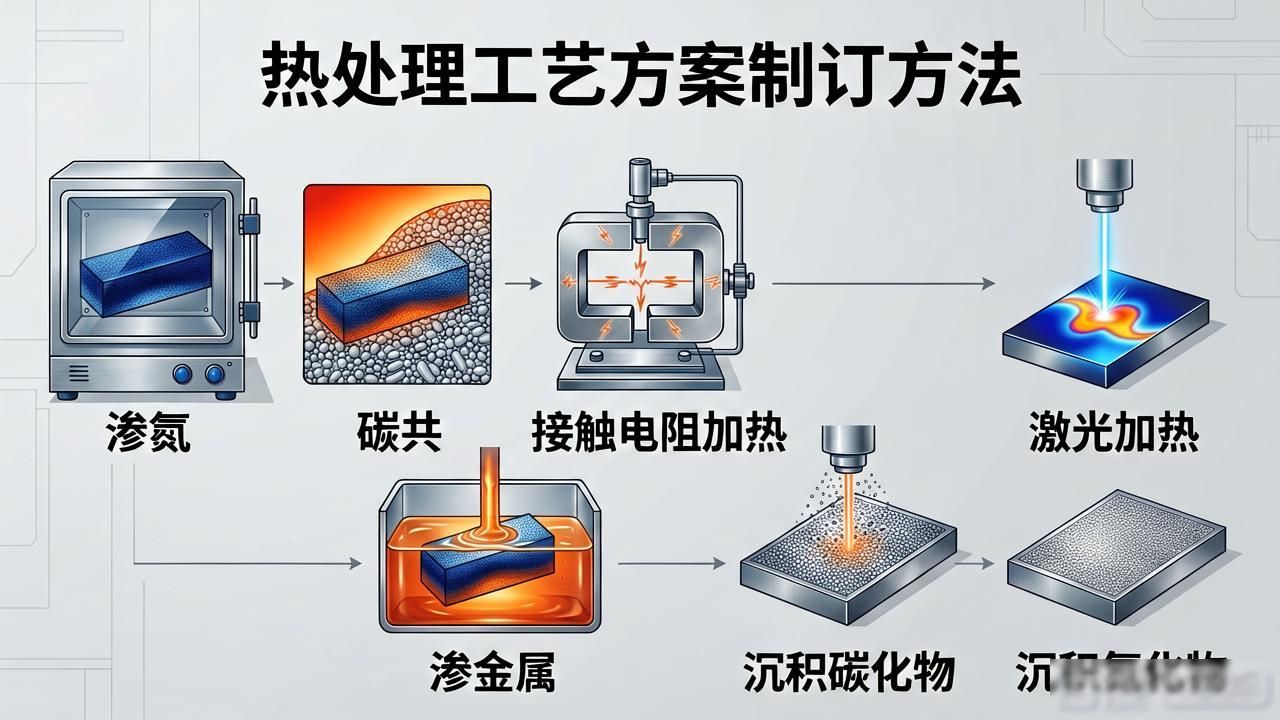 热处理工艺方案的制订方法-铆焊老刘铆工焊工笔记