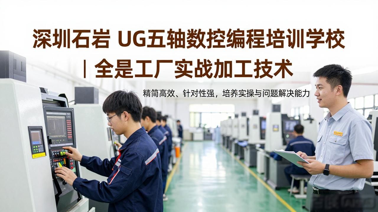 工厂实战加工技术_五轴加工在线培训课程_深圳石岩UG五轴数控编程培训