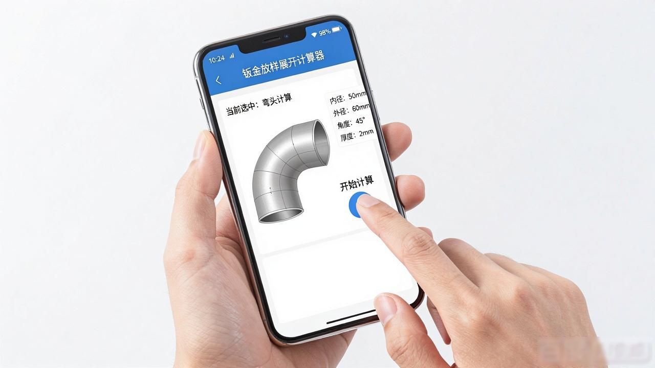 钣金放样展开计算器app-铆焊老刘铆工焊工笔记