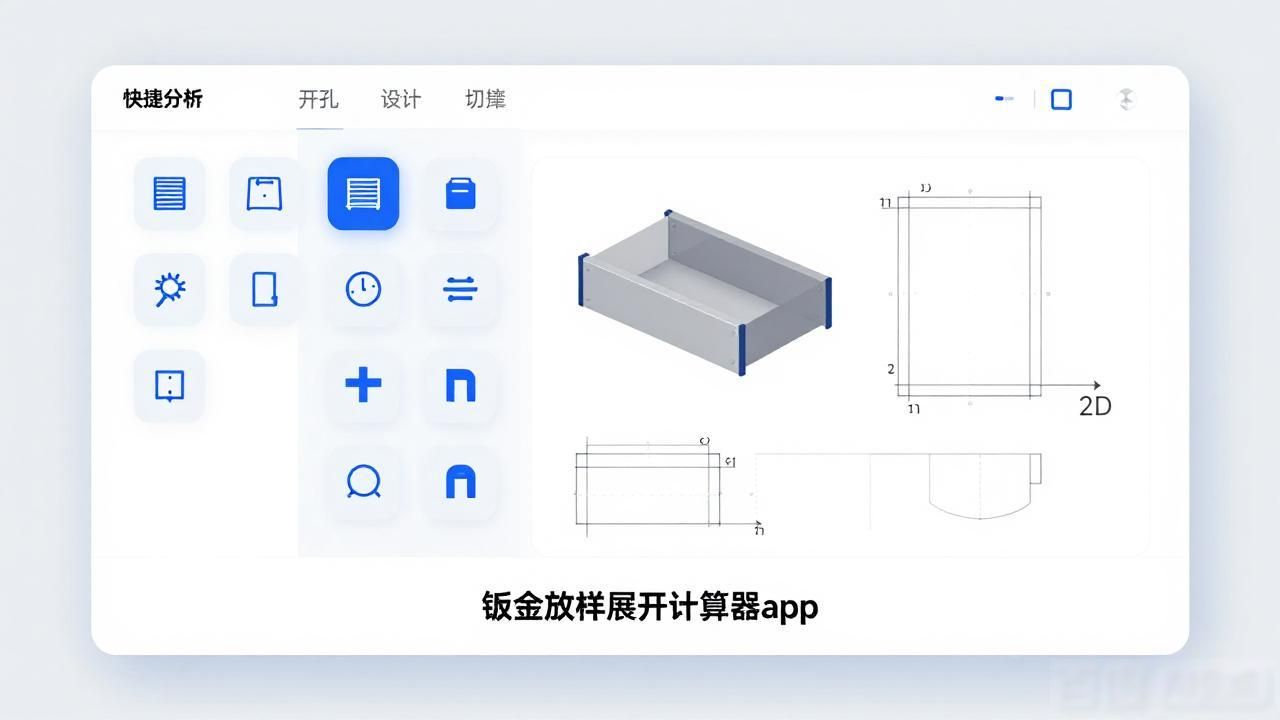 钣金工程师专用计算工具_钣金展开图计算口诀_钣金放样展开计算器app