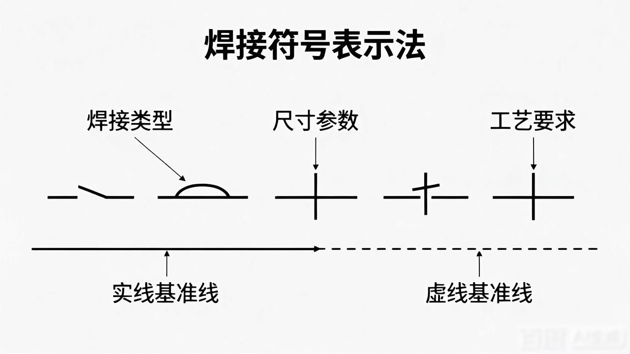 焊接之—-常用焊接符号表示法（2） 【启飞专业知识系统分享-焊接07】-铆焊老刘铆工焊工笔记