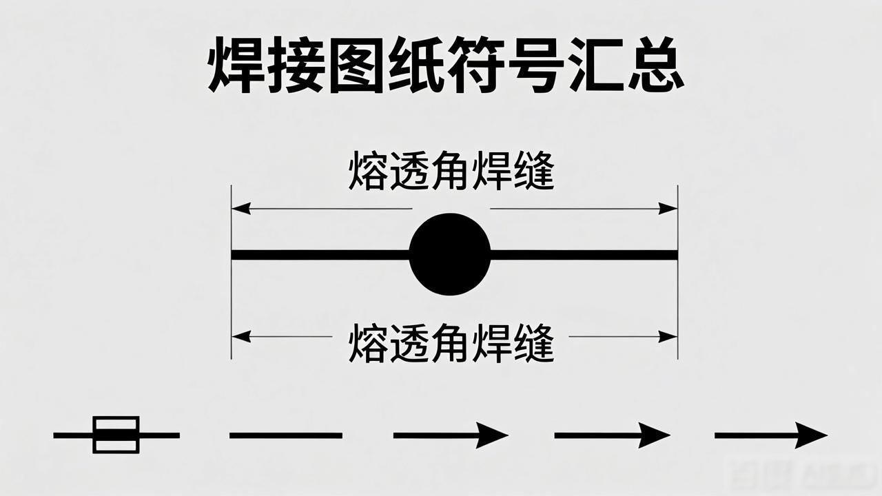 焊接符号标注方法_钢梯焊接符号_坡口符号详解