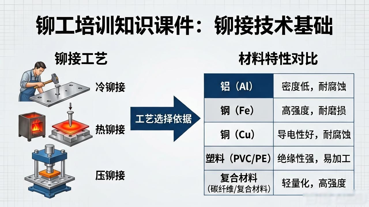 铆接工艺流程详解_铆工培训课件_铆工推荐工具