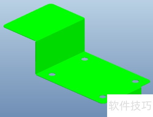 Pro/E钣金简化表示法工程图_Pro/E创建钣金成型展开视图_钣金高级展开教程图