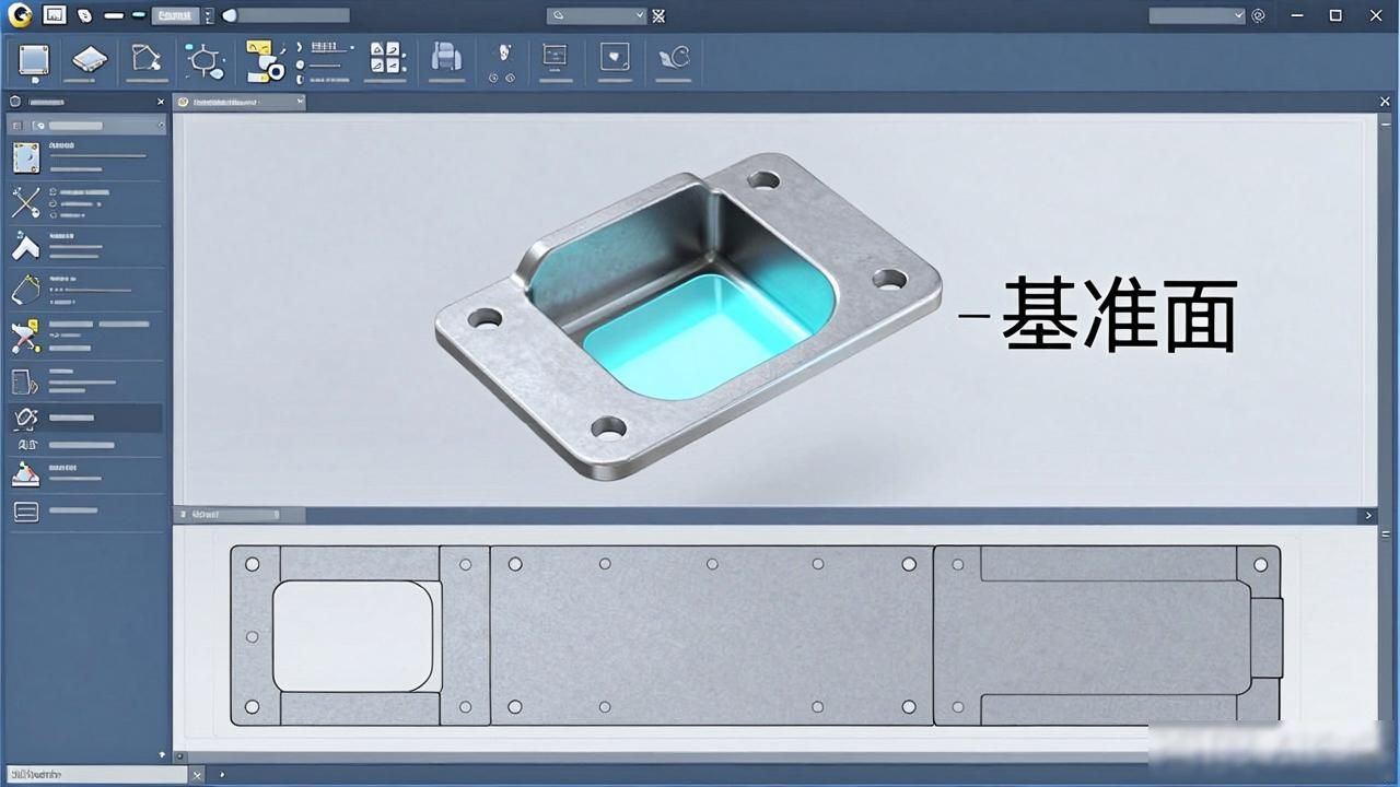 外包尺寸法计算钣金展开尺寸_钣金件CAD展开教程_cad箱体钣金展开图