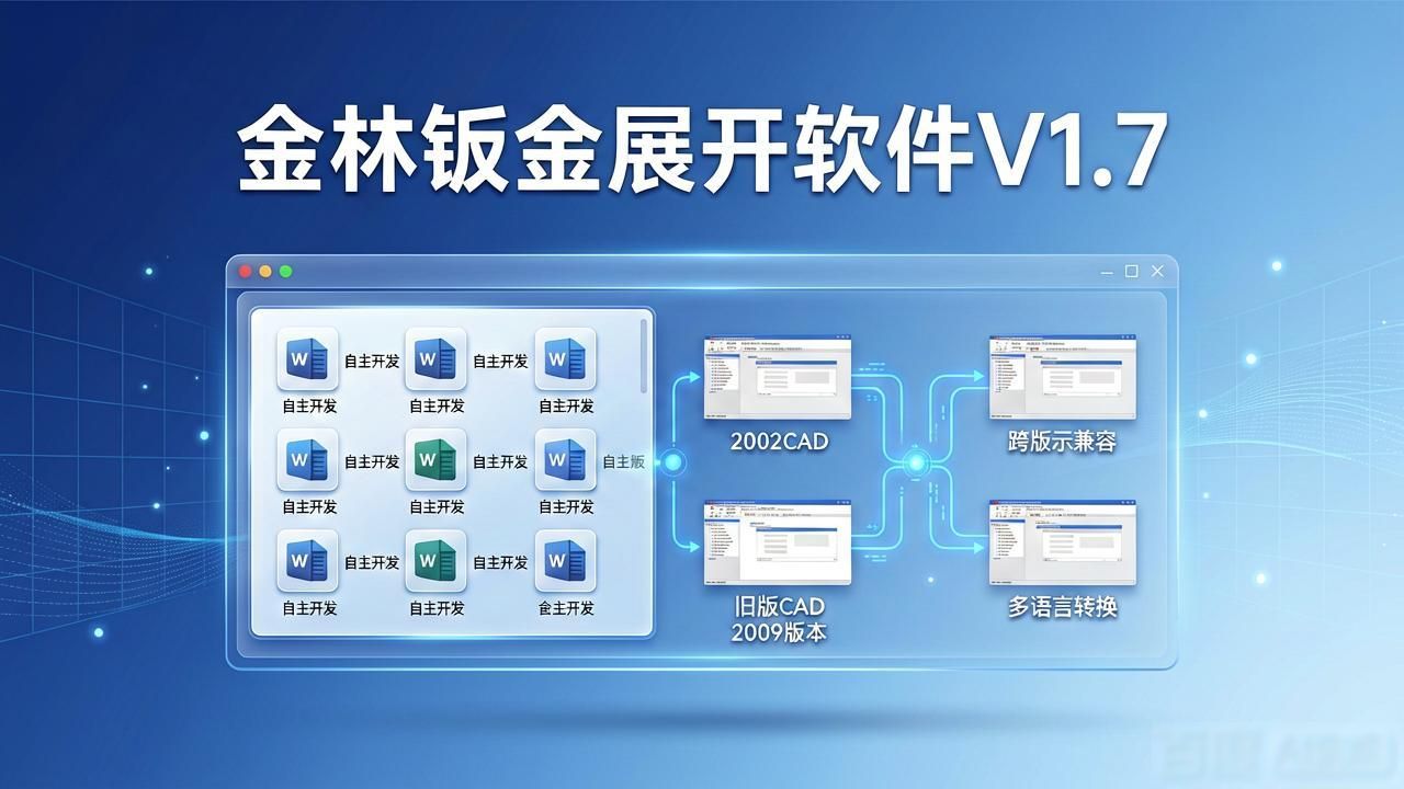 钣金展开尺寸软件_钣金展开下料软件_金林钣金展开软件官方版